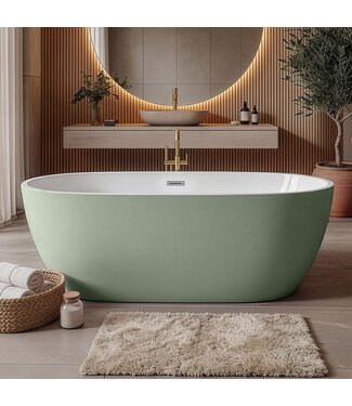 Vrijstaand ligbad Bahia 170 x 75 x 58cm - groen