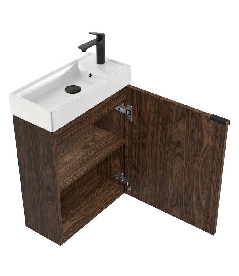Toiletmeubel Keno 50cm - walnoot bruin
