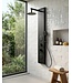 Douchepaneel Suva met mengkraan - Zwart aluminium