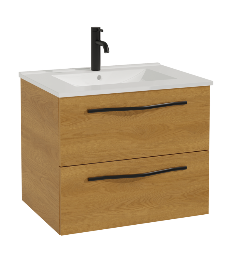 Badkamermeubel set Reno 60cm - eiken