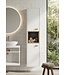 Badkamerkast Oliver 30 x 30 x 133 cm - wit met eiken