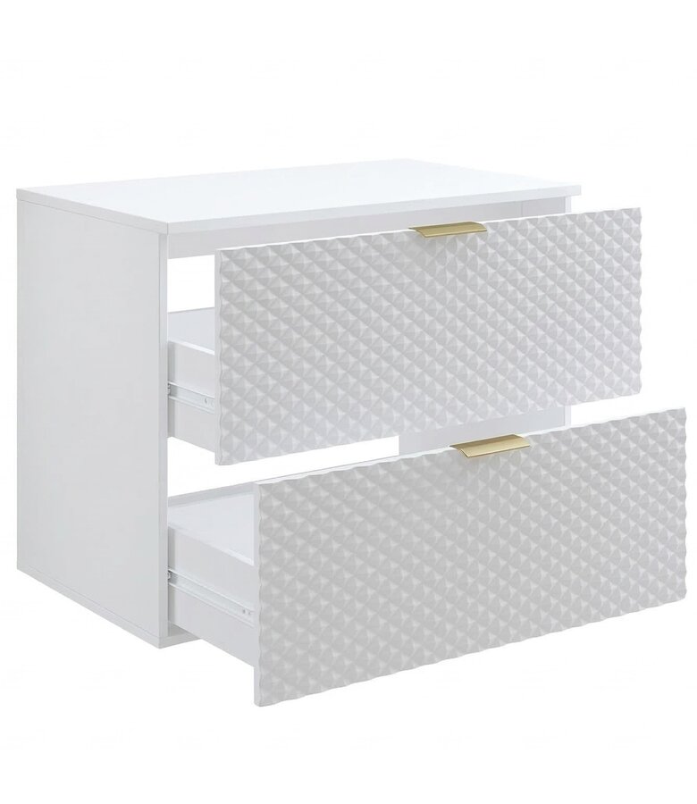 Wastafelkast Borneo 80 x 49 x 63 cm - mat wit