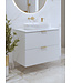 Wastafelkast Borneo 80 x 49 x 63 cm - mat wit