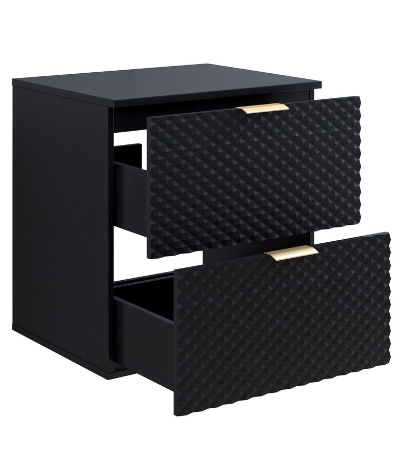 Wastafelkast Borneo 60 x 49 x 63 cm - mat zwart