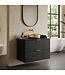Wastafelkast Borneo 80 x 49 x 63 cm - mat zwart