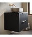Wastafelkast Rimini - 60 x 46 x 46 cm - mat zwart