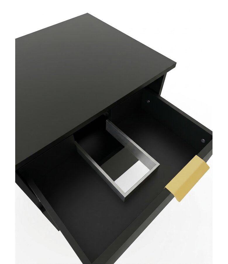 Wastafelkast Borneo 80 x 49 x 63 cm - mat zwart