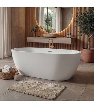 Vrijstaand ligbad Bahia 170 x 75 x 58cm - wit