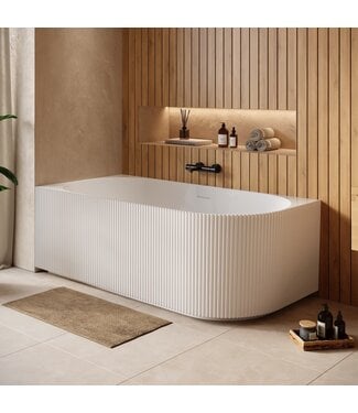 Hoekbad Havana 170 x 80 x 58 cm - wit  - rechts