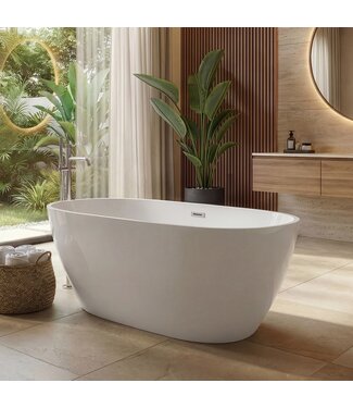 Vrijstaand ligbad Peru 170 x 80 x 58 cm - wit