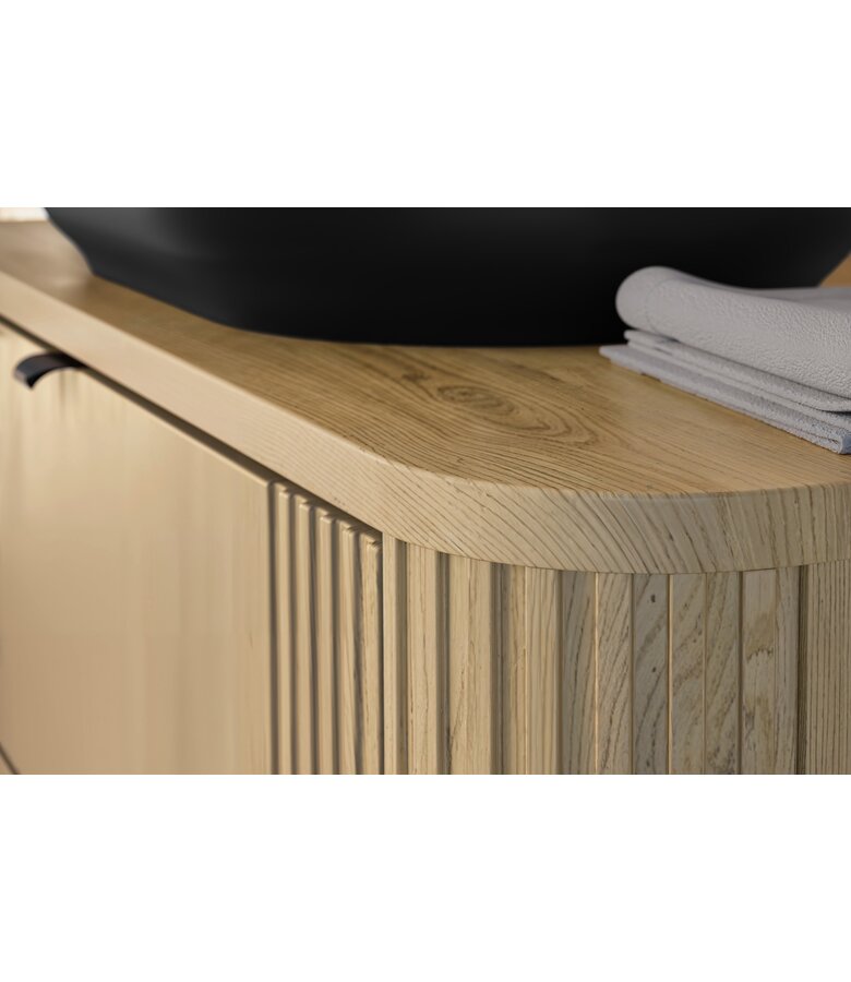 Wastafelkast Cremona met blad - 80 x 46 x 54 cm - eiken