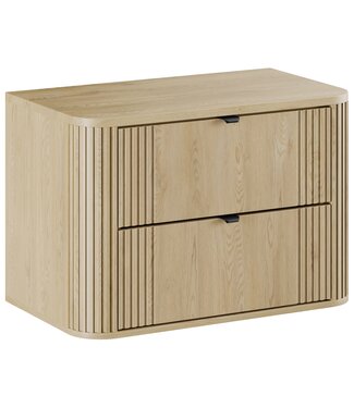 Wastafelkast Cremona met blad - 80 x 46 x 54 cm - eiken