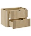 Wastafelkast Cremona met blad - 80 x 46 x 54 cm - eiken