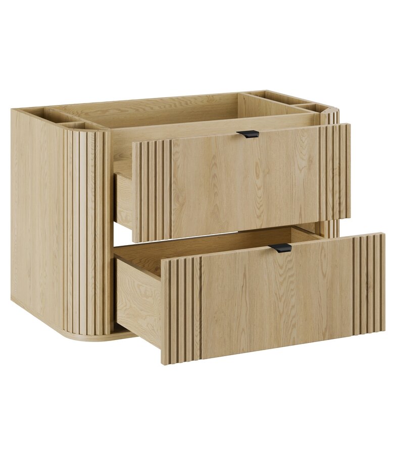 Wastafelkast Cremona met blad - 80 x 46 x 54 cm - eiken