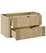 Wastafelkast Cremona met blad - 100 x 46 x 54 cm - eiken