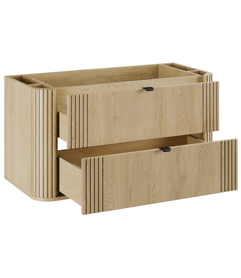 Wastafelkast Cremona met blad - 100 x 46 x 54 cm - eiken