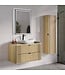 Wastafelkast Cremona met blad - 100 x 46 x 54 cm - eiken