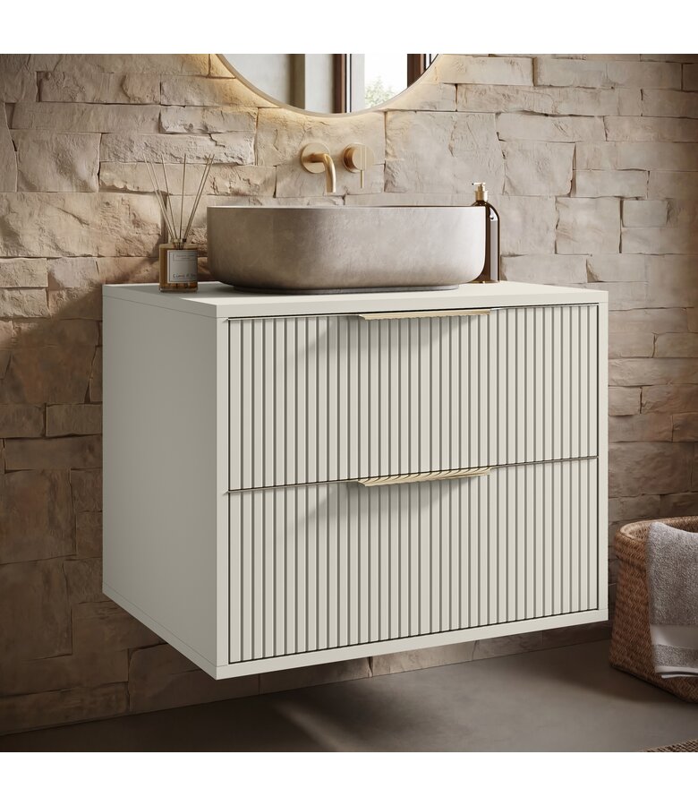 Wastafelkast Rimini - 60 x 46 x 46 cm - beige