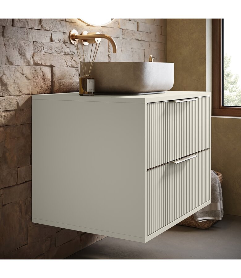 Wastafelkast Rimini - 60 x 46 x 46 cm - beige