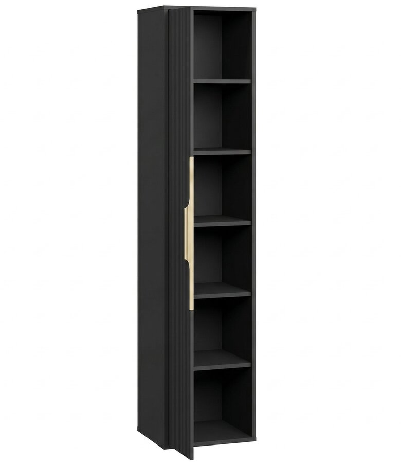 Badkamerkast Rimini 38 x 33  x 170 cm - mat zwart