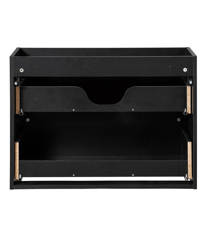 Badkamermeubel Nova 80 x 40 x 58 cm - mat zwart