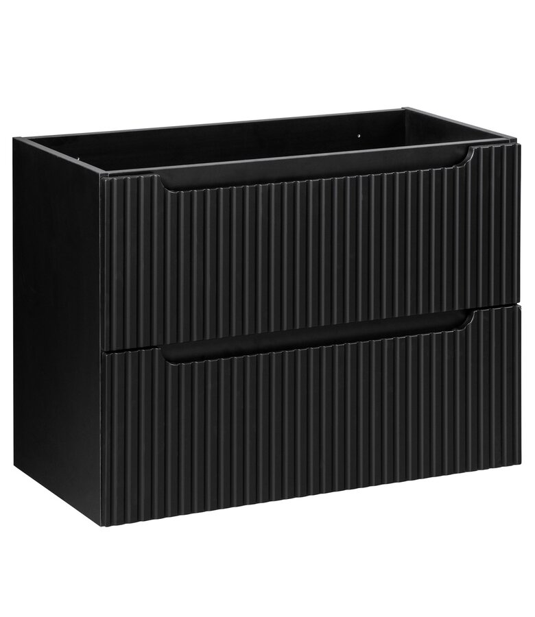 Badkamermeubel Nova 80 x 40 x 58 cm - mat zwart