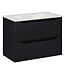 Badkamermeubel Nova 80 x 40 x 58 cm - mat zwart