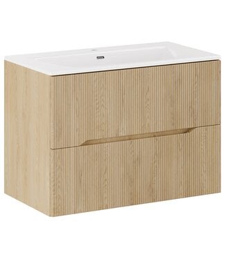 Badkamermeubel Nordic 80 x 46 x 58 cm - eiken