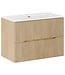 Badkamermeubel Nordic 80 x 46 x 58 cm - eiken