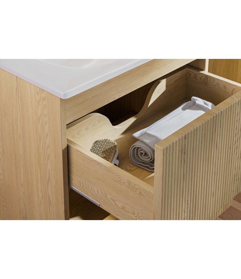 Badkamermeubel Nordic 60 x 46 x 58 cm - eiken