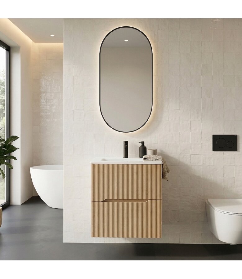 Badkamermeubel Nordic 60 x 46 x 58 cm - eiken