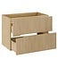 Wastafelkast Nordic met blad - 80 x 46 x 59 cm - eiken