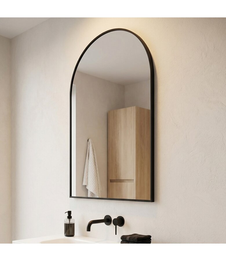 Spiegel Tunis zwart - 60 x 90 cm