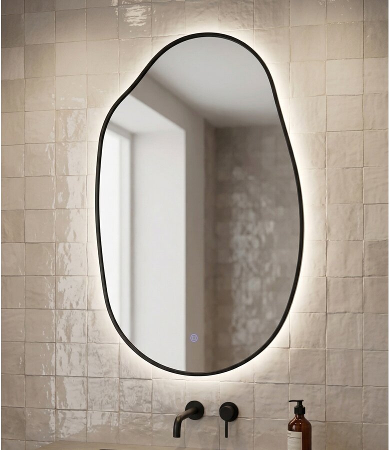 Spiegel Globe LED - 52 x 84 cm