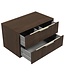 Wastafelkast Rimini - 80 x 46 x 46 cm - walnoot bruin