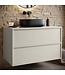Wastafelkast Mali - 80 x 46 x 49 cm - beige