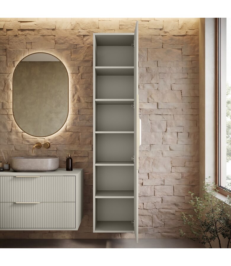 Badkamerkast Rimini 38 x 33  x 170 cm - beige