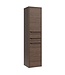 Badkamerkast Florence 30 x 35 x 130 cm - walnoot bruin