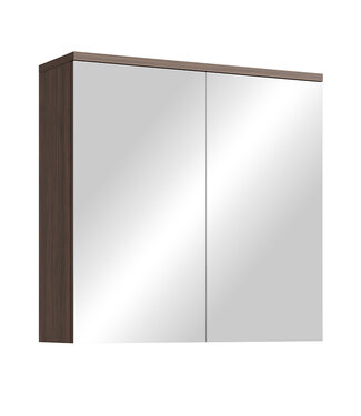 Spiegelkast Toledo 60 x 20 x 60 cm - walnoot bruin