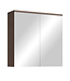 Spiegelkast Toledo 60 x 20 x 60 cm - walnoot bruin