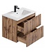 Badkamermeubel Calen 60cm met wastafel - eiken