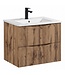 Badkamermeubel Calen 60cm met wastafel - eiken