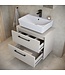 Wastafelkast Florence 60cm met spiegelkast - beige