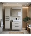Wastafelkast Florence 60cm complete set met spiegelkast en kolomkast - beige