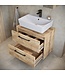 Wastafelkast Florence 60 x 35 x 47 cm - kastanje eiken