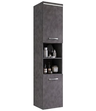 Badkamerkast Paso 35 x 35 x 160 cm - donker grijs