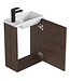 Toiletmeubel Florence 40cm - walnoot bruin