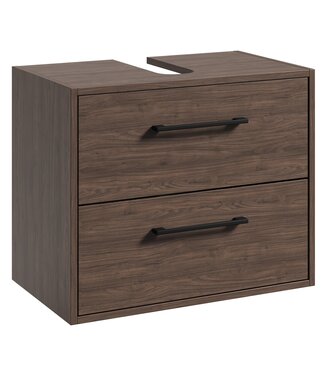 Wastafelkast Florence 60 x 35 x 47 cm - walnoot bruin