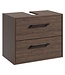 Wastafelkast Florence 60 x 35 x 47 cm - walnoot bruin