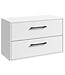 Wastafelkast Florence - 80 x 46 x 46 cm - mat wit